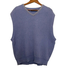Ashworth‎ Knit Sweater Vest Grandpacore Classic Golf Size Large